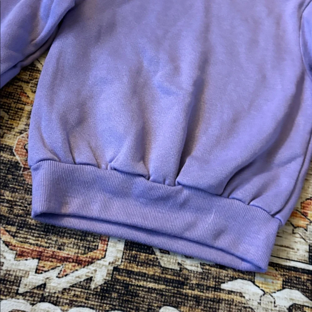 NWT Vintage McKids 80s Purple Sweatshirt sz M